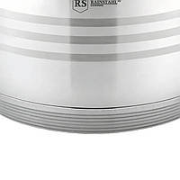 Кастрюля с крышкой Rainstahl RS-CS-2119-22 22 см 4.4 л серебристый хорошее качество