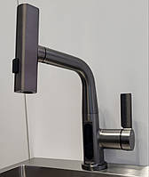 Змішувач для раковини Platinum A239 Графіт Кухонний змішувач з індикатором температури Змішувач кухонний