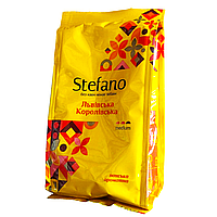 Молотый кофе Stefano Львовский Королевский купаж арабики и робусты 90 грамм