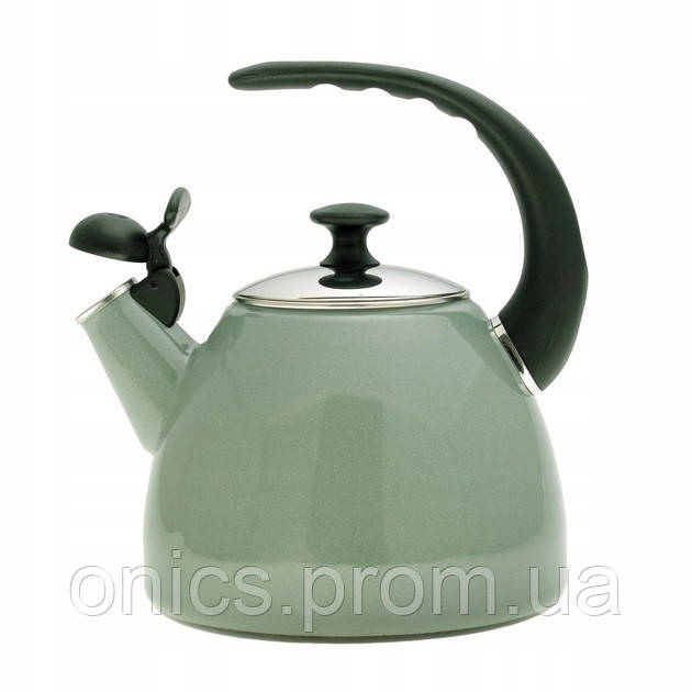Чайник со свистком Kamille KM-1040A 2.5 л бирюзовый хорошее качество - фото 2 - id-p2197652258