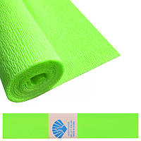 Креп-папір світло-зелений 50*200см 17г/м2 Stenson (ST02333) [Склад зберігання: Одеса №3]