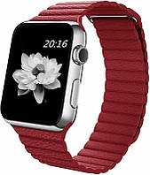 Сменный ремешок ArmorStandart Leather Loop Apple Watch 42/44/45 mm Red (ARM45824)