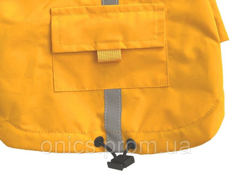 Куртка для собак 11325 M желтая хорошее качество - фото 4 - id-p2197654658