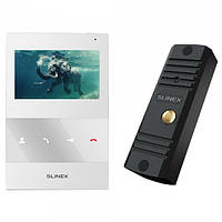 Комплект видеодомофона Slinex ML-16HD(Black)+SQ-04M(White) (код 1548486)
