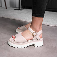 Женские сандалии Fashion Bean 3650 36 размер 23,5 см Бежевый хорошее качество