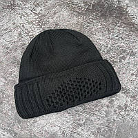 Балаклава-шапка тактическая вязанная Турция ВСУ (ЗСУ) 8680 черная хорошее качество