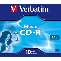 Диски Verbatim CD-R 700Mb 10pcs 43365