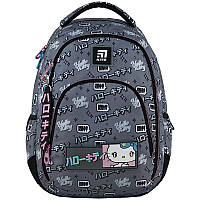 Рюкзак шкільний Kite Education Hello Kitty 42х32х13 см, 19.5 л, сірий (HK24-905M)