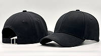 Черная кепка без вышивки (без лого)