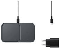 Беспроводное зарядное устройство Samsung 15W Wireless Charger Duo with TA Black(EP-P5400TBRGRU)