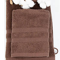 Полотенце для лица банное ТЕП Tender Touch Brown Р-04137-27881 50х90 см коричневое хорошее качество