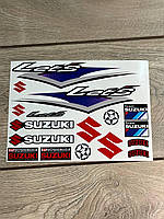 Комплект наклеек Suzuki Lets виниловые . на скутер мопед
