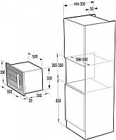 Встраиваемая микроволновая печь Gorenje BM-235-ORA-B 23 л черная хорошее качество