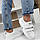 Жіночі кросівки кеди натуральна шкіра білого кольору на зручній платформі, фото 7