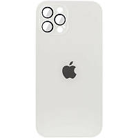 Чехол TPU+Glass Sapphire matte case Apple iPhone 12 Pro (6.1) Pearly White