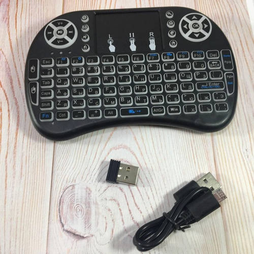 Мини клавиатура с подсветкой и тачпадом для Android Smart TV BOX UKC ...