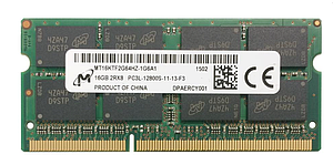 Для ноутбука Sodimm DDR3L 16GB 1600mhz PC3L-12800 (Hynix, Samsung, Kingston...) б/у