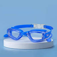 Очки для плавания детские 11727 синие хорошее качество