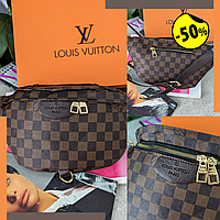 Жіноча стильна бананка louis vuitton Клатч louis vuitton favorite коричневий Сумки Louis Vuitton