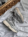 Кросівки чоловічі сірі Adidas Ozmillen White Silver Black (15870), фото 3