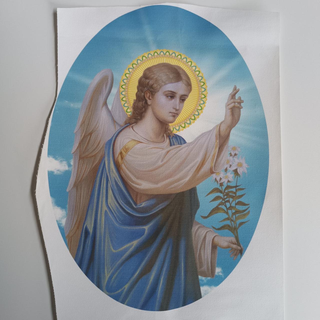 Ікони овальні, Архангел Гавриїл і Пресвята Богородиця (друк на холсті), фото 1