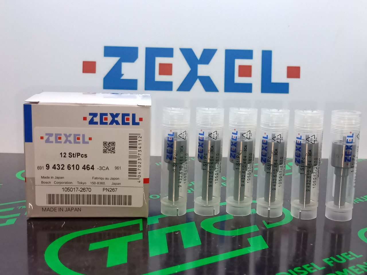 Розпилювач дизельної форсунки 9 432 610 464 (DLLA 152 PN 267) (ан. 105017-2670) ZEXEL KOMATSU