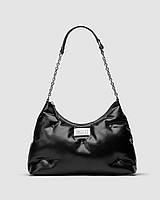 Maison Margiela Black Glam Slam Large Shoulder Bag 37 х 20 х 10 см