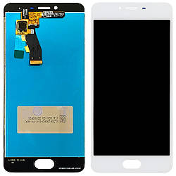 Дисплей (екран) Meizu M3s Y685 з тачскріном (білий)