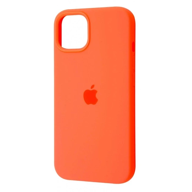 Чохол силіконовий для Айфон 13 Pro Max / Silicone Full Case для iPhone 13 Pro Max (Помаранчевий/ Apricot), фото 1