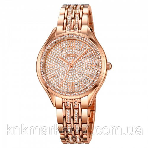 Розкішний жіночий годинник Skmei 2030RG Rose Gold, фото 1