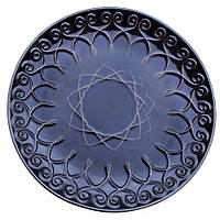 Тарелка подставная Losk Dec Firoza Blue L0480-XY4612A-3 27 см синяя хорошее качество