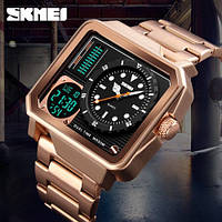 Часы электронные мужские, женские, бронзовые Skmei 1392RG Rose-Gold
