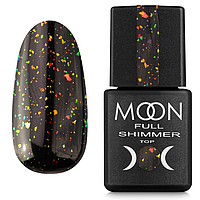 Топ для гель лака Moon Full Shimmer Top №1022 (Без липкого слоя), 8 мл