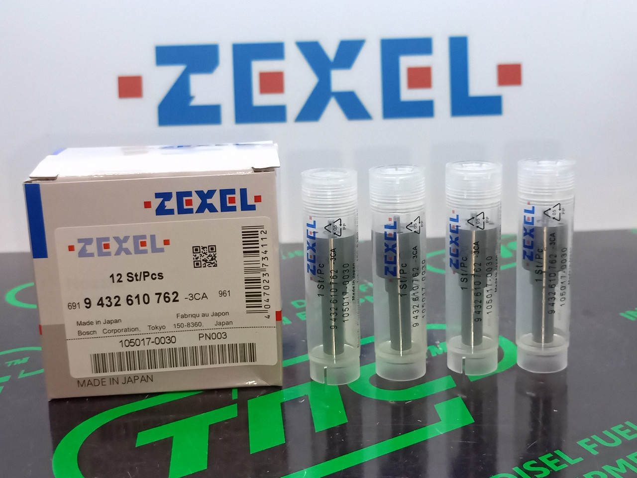 Розпилювач дизельної форсунки 9 432 610 762 (DLLA 140 PN 003) (ан. 105017-0030) ZEXEL KUBOTA E1000