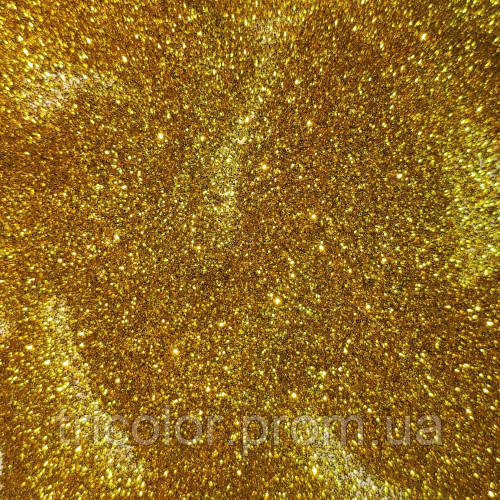 Глітер GGO/0,2 мм (1/128) золотий Tricolor