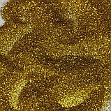 Глітер GGO/0,2 мм (1/128) золотий Tricolor, фото 2