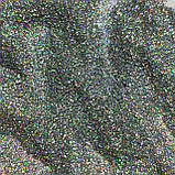 Глiттер голографічний GGS/0,2 мм (1/128) срібний, фото 3