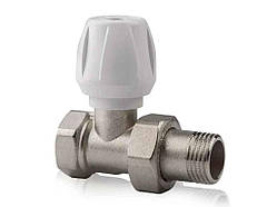 Вентиль радіаторний 1/2x1/2 прямий KR.907 ТМ KOER