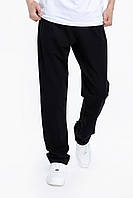 Спортивные брюки однотонные прямые мужские Tommy life 84954 M Черный (2000989670797) z112-2024