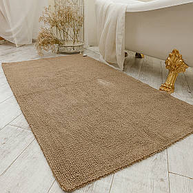 Килимок 16286A BATH MAT 0,6Х1 Бежевий прямокутник 0.9 Х 1.5 м, Прямокутний, Бежевий