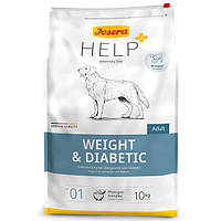 Сухой корм для собак Josera Help Weight & Diabetic Dog при избыточном весе и диабете 10 кг (4032254769583)