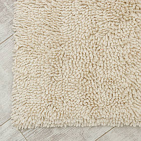 Килимок 81103 BATH MAT 0,5Х0,8 Бежевий прямокутник 0.7 Х 1.2 м, Прямокутний, Бежевий