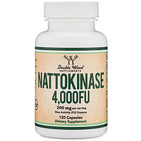 Комплекс для профилактики давления и кровообращения Double Wood Supplements Nattokinase 4000 FU 200 mg 120