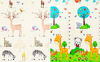 Игровой термо коврик в сумке Baby Home Textile Animals 2-х сторонний 180х150х0.8 см Разноцветный (103432)