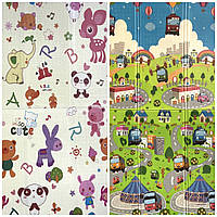 Игровой термо коврик в сумке Baby Home Textile Animals 2-х сторонний 180х200х0.8 см Разноцветный (104478)