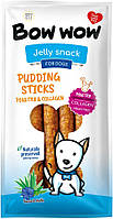 F441K Bow Wow Jelly Snack Pudding sticks с юкой и птицей, 600г/6 шт