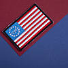 Набір шевронів 2 шт з липучкою Прапор Betsy Ross 1776 США Америка 5х8 см вишитий патч нашивка шеврон Америки, фото 7