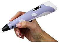 3D ручка 3 поколения с LCD дисплеем (фиолетовая) 39RC6U4N9M