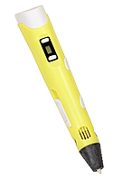 3D ручка 3 поколения с LCD дисплеем (Желтый) 8Y6ZZTT848