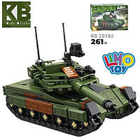 Конструктор Limo Toy KB 2018A "Военная техника. Танк Leopard 2A7" 261 деталь
